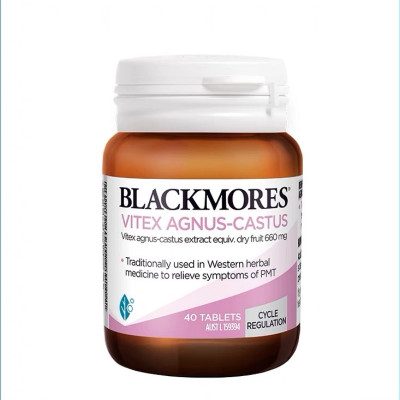 保税发-澳佳宝(BLACKMORES)圣洁莓精华片40粒/瓶装 澳洲原装进口 女性营养保健调理月经备孕 膳食营养补充剂