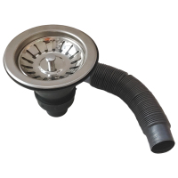 LONMATE 老式菜盆水槽下水器套装 4寸 一套