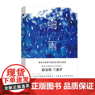 细雨(西班牙文学奖得主路易斯·兰德罗长篇小说2019年年度西语图书) 作家出版社 正版书籍