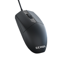 杰储(GCHUL) S180 办公款有线 鼠标 (计价单位:个) 黑色