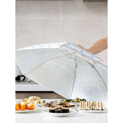 怡茹可折叠盖菜罩冬季厨房保温盖菜罩子家用防尘罩遮菜伞