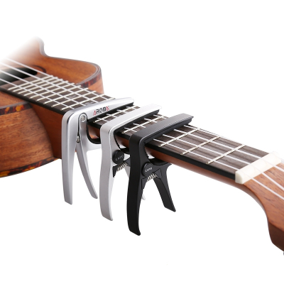 阿诺玛(AROMA)尤克里里专用变调夹Ukulele小四弦乌克丽丽移调夹小巧AC-20U黑色