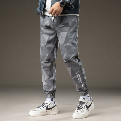 金盾(KIN DON)秋冬季新款长裤男士青年休闲裤韩版百搭宽松哈伦裤潮迷彩裤