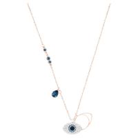 Swarovski/施华洛世奇Symbolica邪眼混镀项坠玫瑰金链条蓝晶时尚