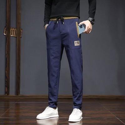 休闲长裤子男士2025新款春夏九分运动裤宽松潮流百搭长裤