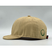 短檐鸭舌帽女春夏季工装风户外软顶百搭遮阳防晒帽刺绣棒球帽子男