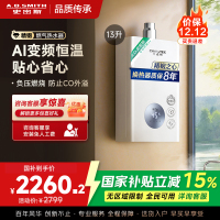 AO史密斯13升燃气热水器佳尼特 不锈钢换热器8年包换 精控恒温 抗风防冻JSQ26-TC1