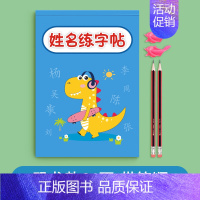 [升级纸张]恐龙款-有笔顺64张 [正版]名字姓名练字帖儿童幼儿园宝宝定制描红练字本学前班幼儿练自己名字的字帖小学生笔画