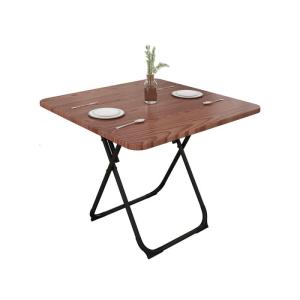 可折叠桌餐桌家用小饭桌小户型折叠圆桌正方形简易小桌子租房桌椅