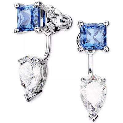 Swarovski水晶耳夹两戴设计女款可调节闪钻耳钉配赠礼盒