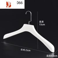 三维工匠白色塑料衣架加厚宽肩成人衣挂家用西装大衣撑服装店专用裤夹