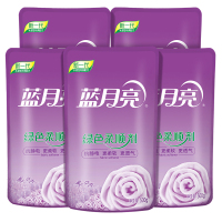 蓝月亮 绿色衣物柔顺剂500g*5袋补充组合套装 薰衣草香 柔软透气,持久留香,有效去静电,不易变形,持久亮丽