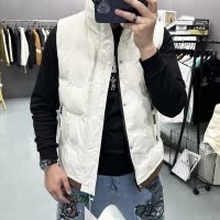 男士立领羽绒马甲坎肩外穿新款马夹背心外套保暖鸭绒秋冬新款加厚
