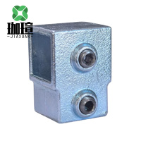 珈瑄 镀锌方管短三通 25mm 个