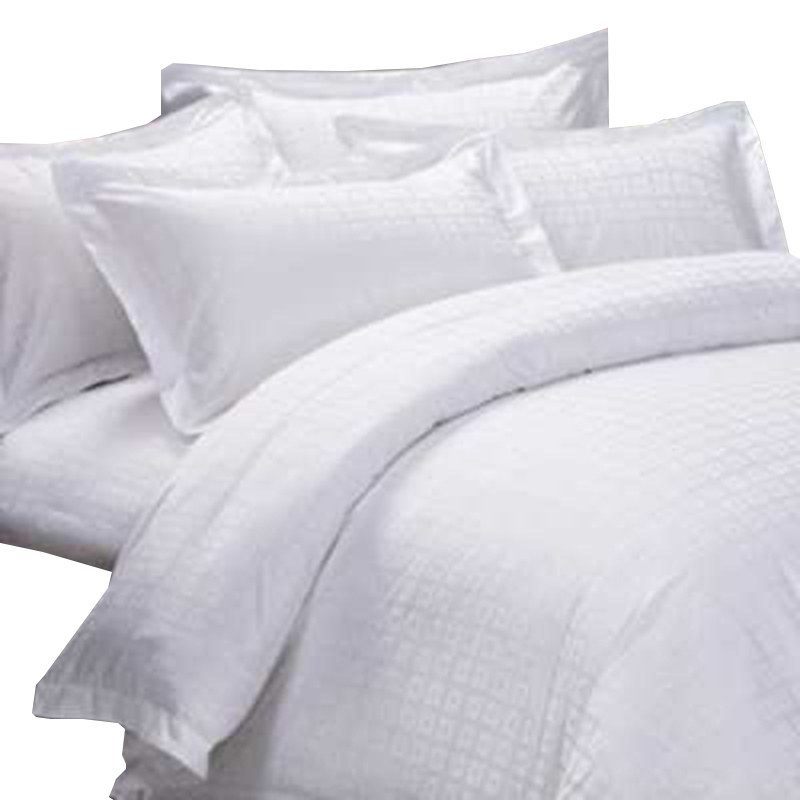 甘柔美床上用品提花三件套(床单、被套、枕套)套