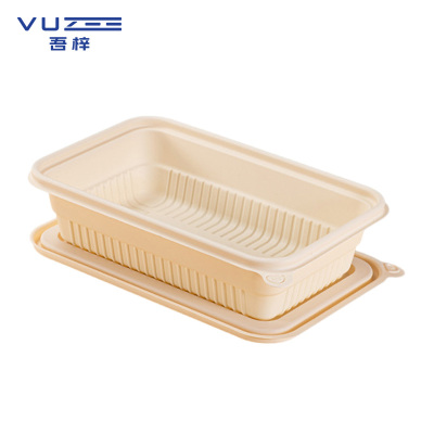 吾梓 一次性餐盒 850ML300套 箱