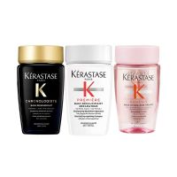 卡诗洗发水黑钻+元气姜+态能 80ml*3