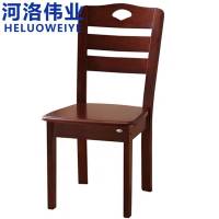 河洛伟业椅子 餐椅 胡桃色 把