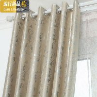 欧式现代遮光窗帘成品遮阳布料客厅落地窗卧室飘窗定制阳台窗帘纱 三维工匠