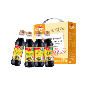 海天致美味特级金标生抽礼盒家用酿造酱油炒菜凉拌点蘸火锅腌制调味料