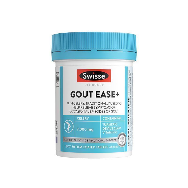 Swisse斯维诗第二代西芹籽高浓度芹菜籽精华60片/瓶装 7000mg平衡尿酸 澳洲原装进口 膳食营养补充剂