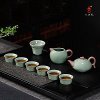 八方礼 茶具套装哥窑和乐融融10入 GY2016-6-01