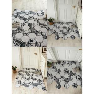 家柏饰(CORATED)北欧入户地垫进口脚垫玄关定制地毯厅垫子丝圈可裁剪阁妮MC