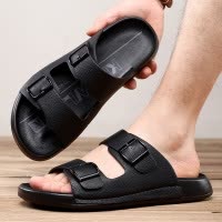 轻奢新款时尚精品男士凉鞋品质室内外凉拖鞋英伦休闲透气沙滩鞋子