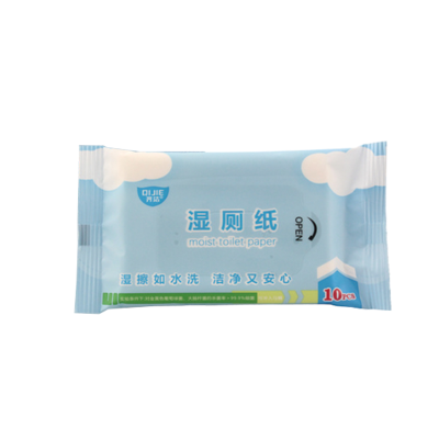 齐洁 10片/包 苯扎氯铵湿厕巾 消毒湿巾(计价单位:包)