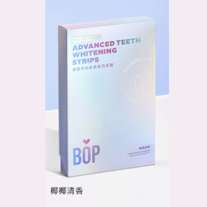 BOP 酵素锁白牙贴椰香味7对*1盒