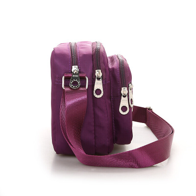 多层做生意包收钱包收银包斜跨女包单肩包斜挎包女士休闲妈妈包包-定制黑色黑色