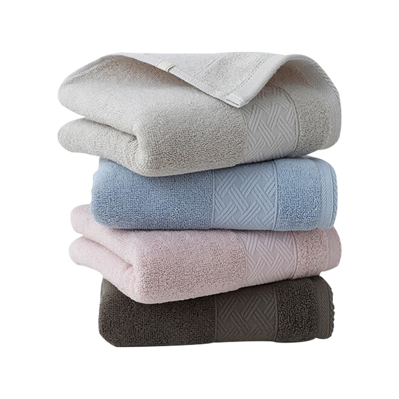 洁丽雅毛巾2条装洗脸家用柔软吸水面巾手感柔滑饱满蓬松W1240(颜色随机)