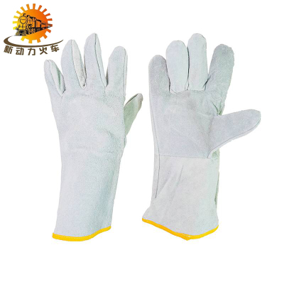 新动力火车 反毛绒皮电焊手套 长35cm 单位:副