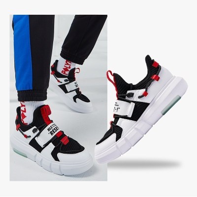 乔丹官方旗舰板鞋男鞋2020春季新款机能厚底休闲鞋白色运动鞋小白鞋男鞋子