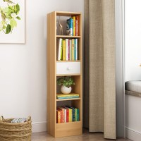 简约现代书房家具人造板书架北欧书柜落地小书架客厅收纳架办公室简易置物架书柜储物柜组合书架