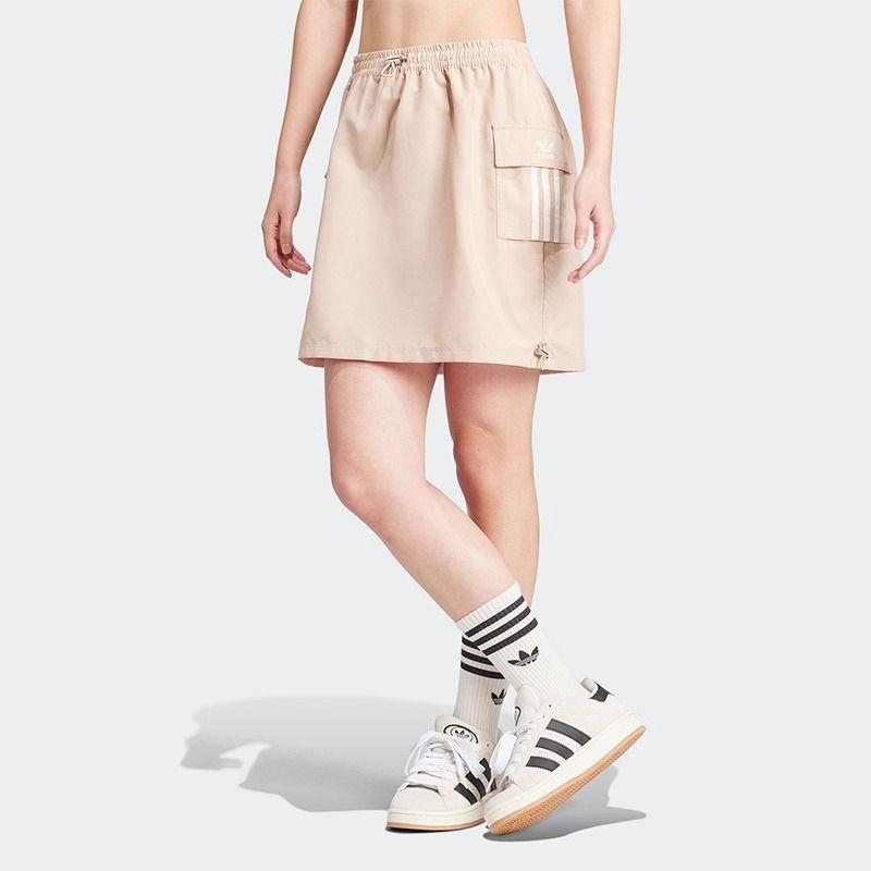 ADIDAS阿迪达斯三叶草裙子运动休闲舒适透气女裙半身裙IX6002 D