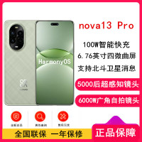 [全新]华为nova13 Pro 洛登绿 256GB 100W快充 北斗卫星图片消息 IP65防尘防水 双扬声器 鸿蒙智能微曲屏手机