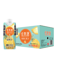 佳果源NFC菠萝汁330ml*12瓶 金菠萝 高维C 非浓缩还原 苏宁宜品推荐