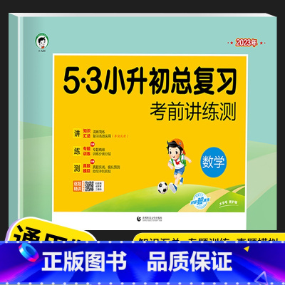 小升初总复习-数学 小学升初中 [正版]53小升初系统总复习2023全套语文数学英语人教版小学六年级下册试卷天天练同步专