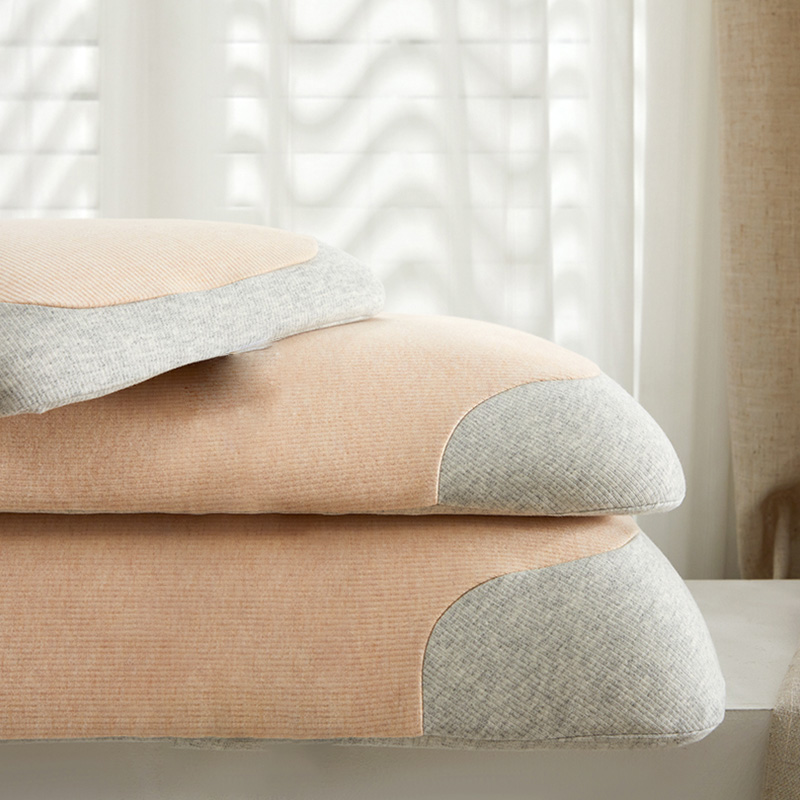 天山柔生物基零度半片枕灰粉