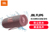 JBL FLIP6 音乐万花筒六代 便携式蓝牙音箱 低音炮 防水防尘设计 多台串联 赛道扬声器 独立高音单元粉