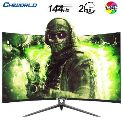 指天下32英寸超薄曲屏窄边框液晶显示器144hzHDMI高清游戏电竞曲面显示屏