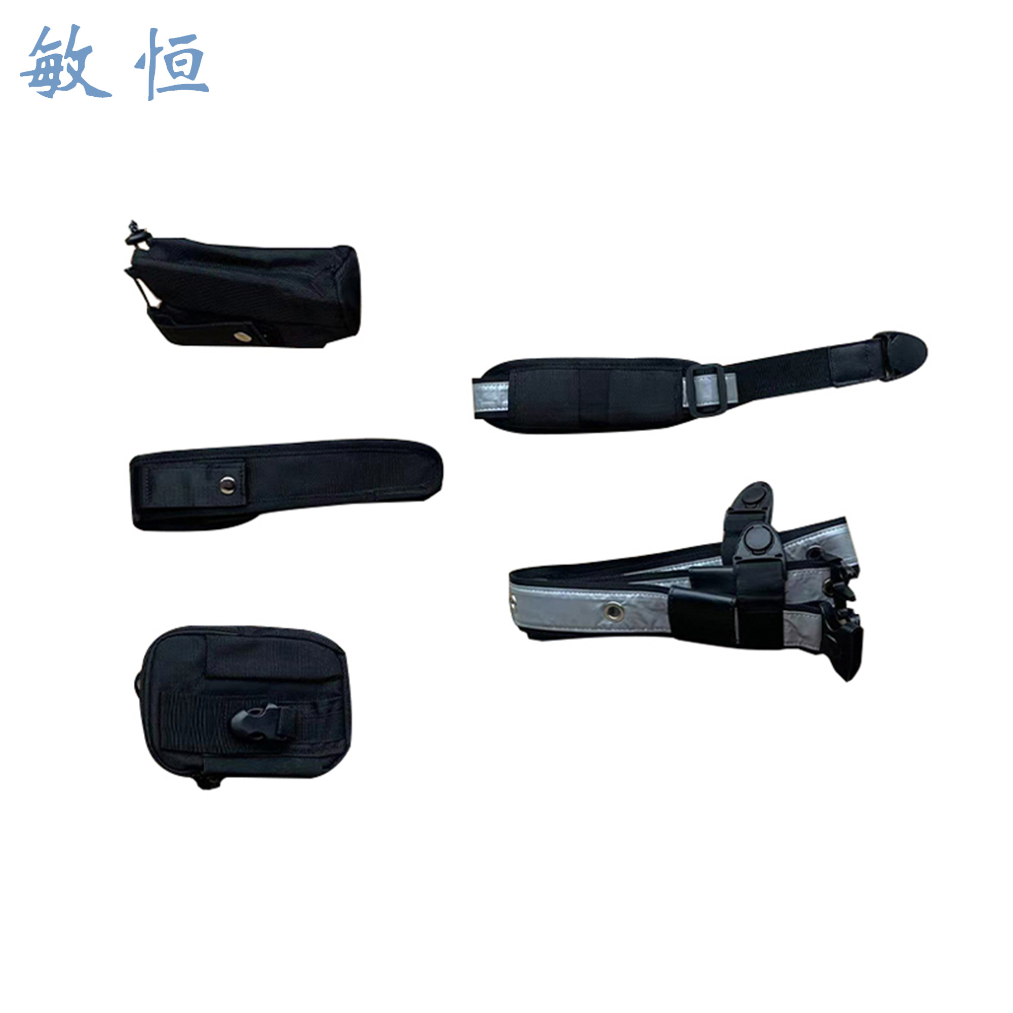 敏恒简约黑色系纯色尼龙超薄收纳包6丝厚耐用设计单个装