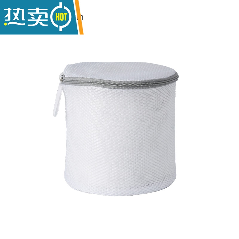 敬平洗衣袋洗衣机专用护洗袋家用大号洗毛衣服网袋防变形文胸内衣网兜 圆桶内衣护洗袋[17*17*16cm]