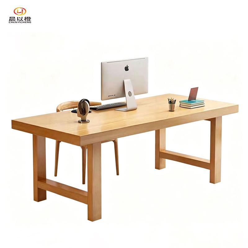 晨以橙 全实木办公桌书桌 120*60*75cm 张