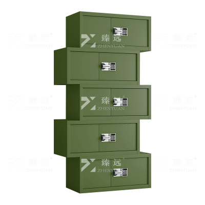 臻远 ZYJJ-80094 保密柜 绿色分体五节智能密码锁 长900*宽420*高2000mm 单位:1台