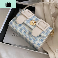 洋气小包包女2020夏季新款潮韩版百搭ins网红单肩格子斜挎小方包NEW LAKE女斜挎包