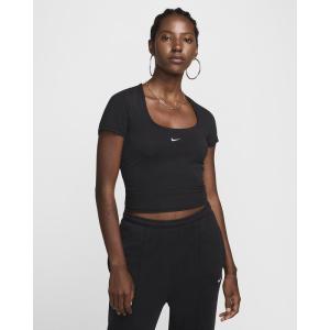 耐克(NIKE)女士运动潮流短袖T恤百搭舒适方形领休闲健身体操服