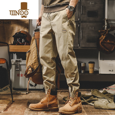 YANXU美式休闲冰感薄款裤子男夏季宽松美式2023年新款山系户外速干裤男