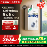 AO史密斯16升燃气热水器佳尼特 不锈钢换热器8年包换 恒温大水量 抗风防冻 JSQ31-TC1